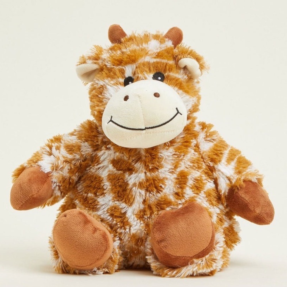 Warmies Giraffe Plush Microwaveable Weighted Stuffed Animal Lavender Scented 9in